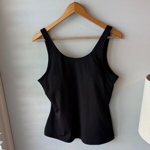 All in Motion Black Scoop Neck Built in Bra Tank‎